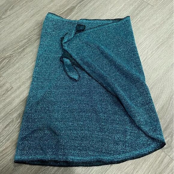 ASOS glitter  blue swim cover up glitter sparkle - Picture 6 of 7